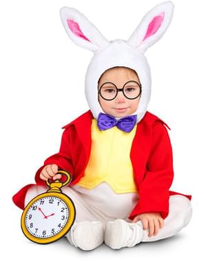 Wit konijn uit Wonderland Kostuum voor baby's