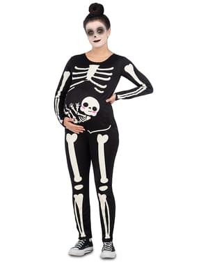 Déguisement squelette pour femme enceinte