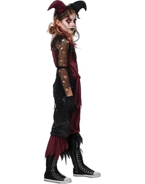 Costume da buffone psicopatico per bambina
