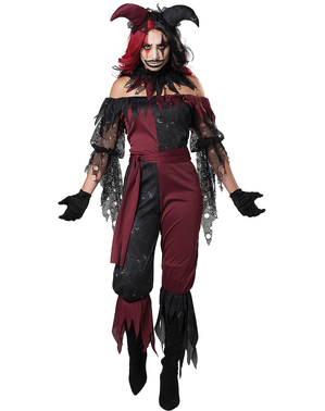 Psycho Jester Costume for Women