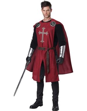 Costume da cavaliere medievale elegante da uomo