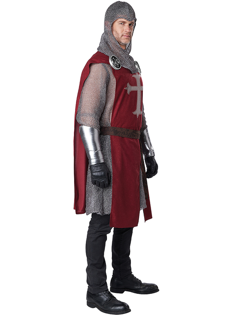 Mittelalterliches Ritter Kostüm elegant für Herren
