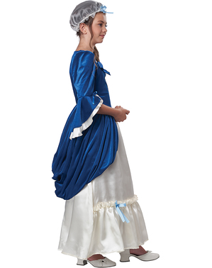 Costume epoca coloniale elegante per bambina