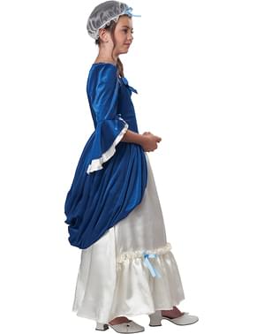 Fato da Época Colonial elegante para menina