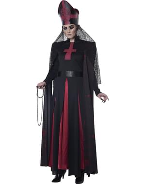 Kostým strašidelného kňaza pre ženy