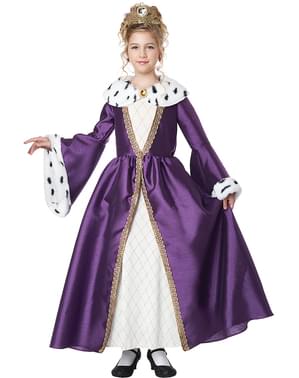 Elegant koninginkostuum voor meisjes