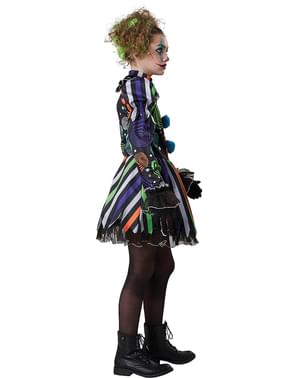 Costum de clovn diabolic pentru fete
