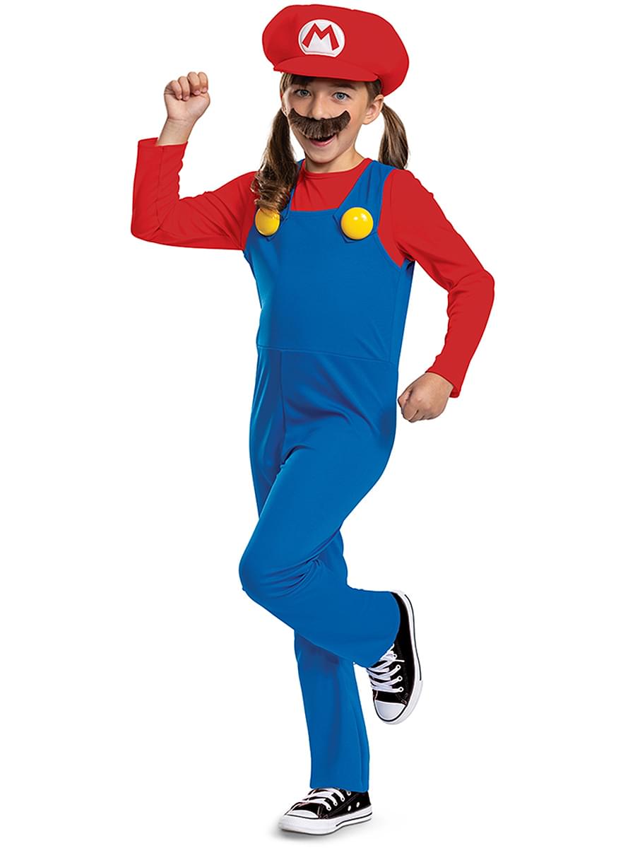 Fato de Super Mario Bros básico para menino
