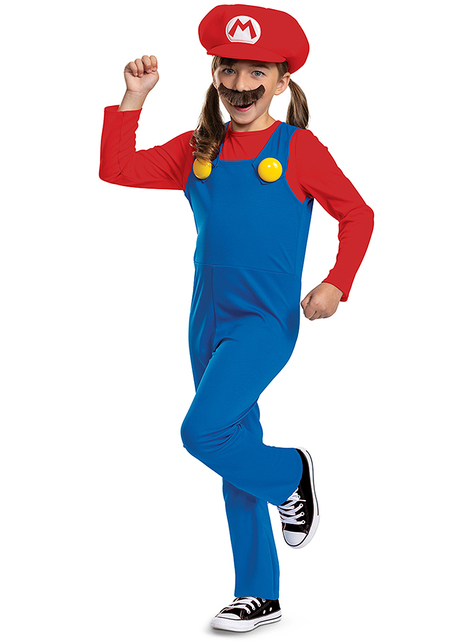 Disfraz de Super Mario Bros básico para niño
