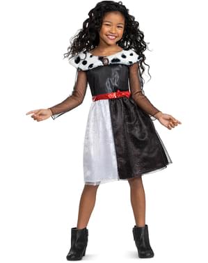 Kostým Cruella de Vil pre dievčatá - 101 dalmatíncov