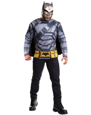 Kit disfraz de Batman armadura Batman vs Superman para hombre
