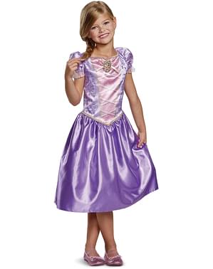 Disfraz de Rapunzel clásico para niña