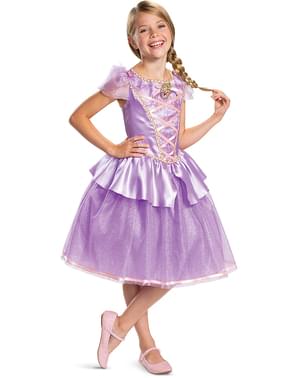 Costume da Rapunzel deluxe per bambina