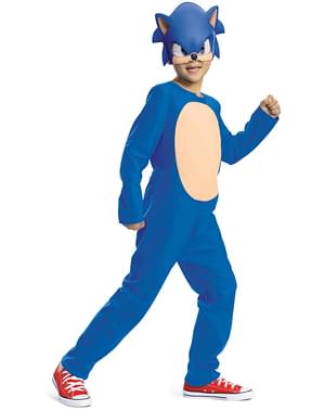 Fantasia De Halloween Carnaval Chineco Azul Super SONIC Menino