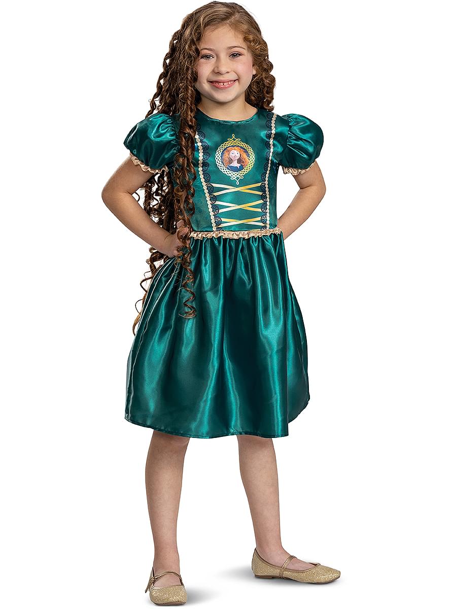 Costume da Merida per bambina Ribelle - The Brave 