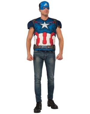 Kit Kostum Captain America Pria