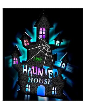 Light Up House of Horror Decoration