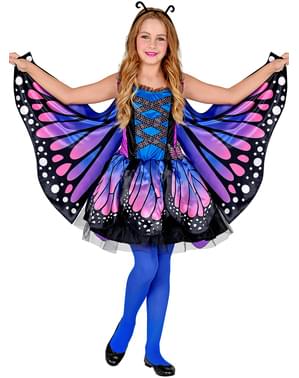 Costum fluture pentru fetițe