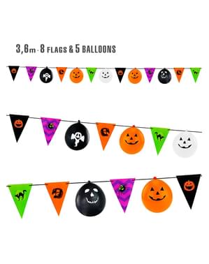 Ghirlandă de dovleac de Halloween