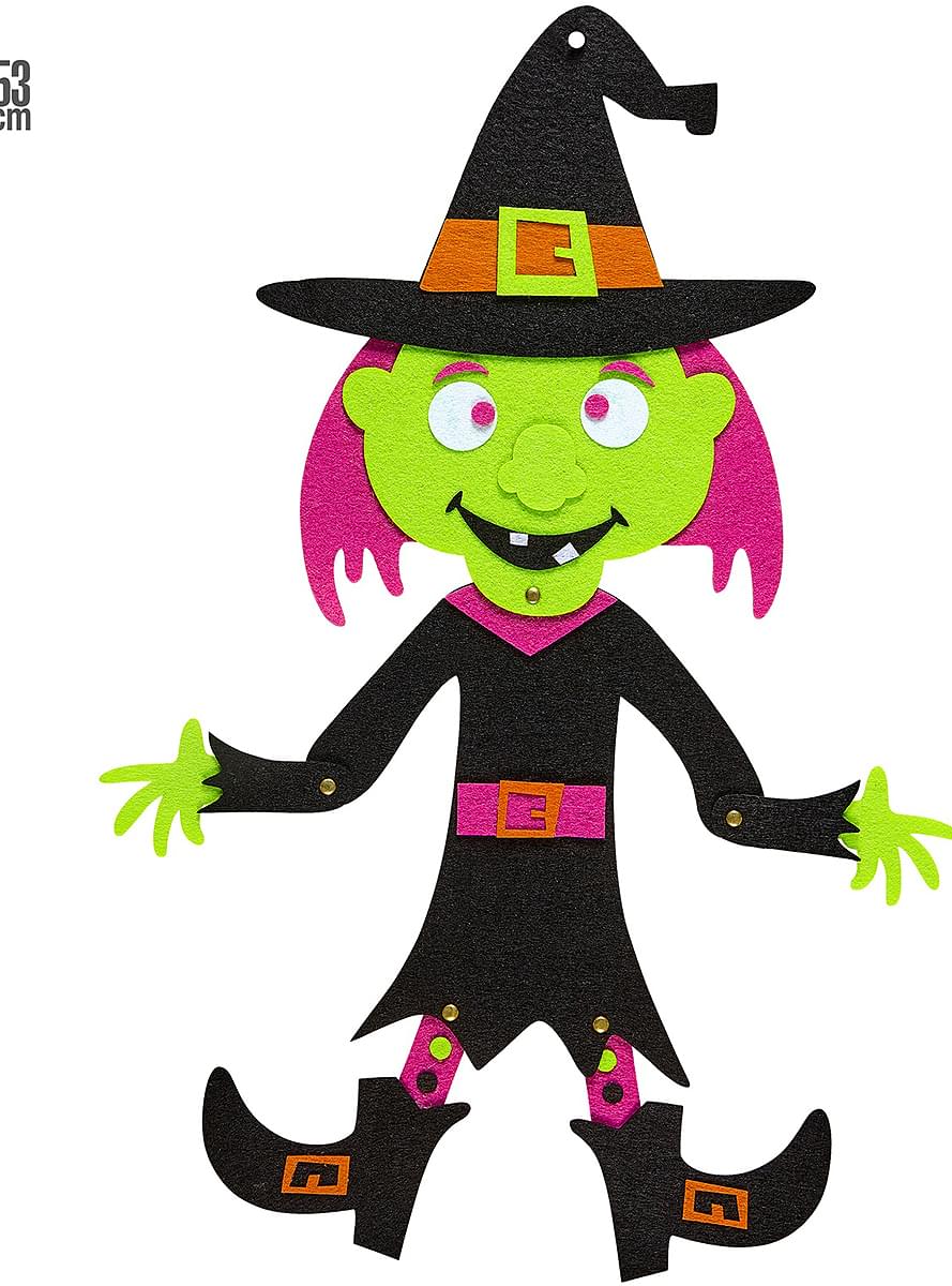 Figura colgante de bruja
