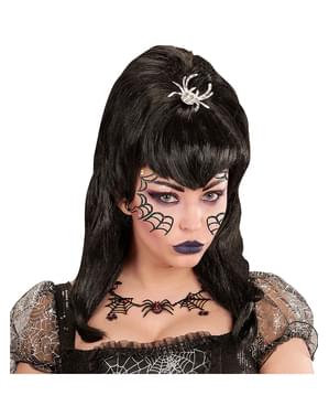 Joias faciais de aranha para mulher