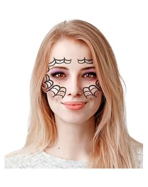 Joias faciais de aranha para mulher