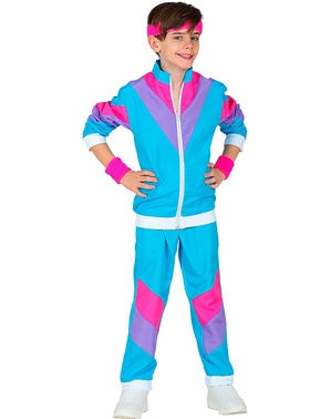 ‘80s Tracksuit Costume for Kids