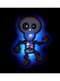 Ob hanging skeleton figure with LED lights