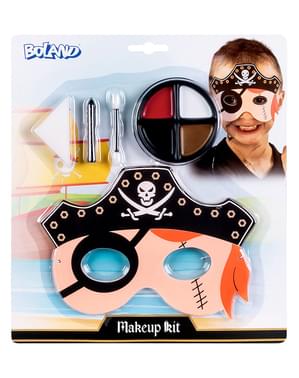Kit de maquilhagem de pirata para meninos