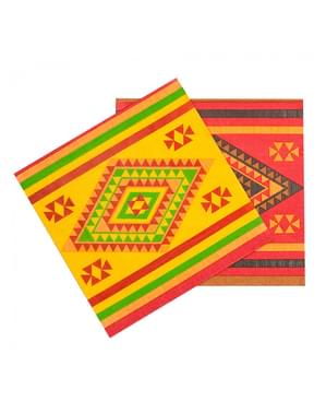 20 serviettes Mexique (33 x 33 x cm)