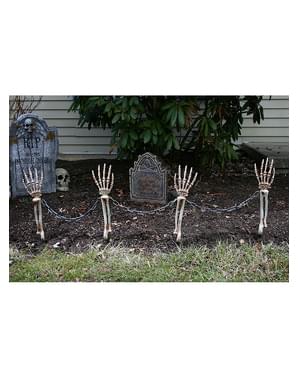 Decorative Figures of Skeleton Arms with Shackles