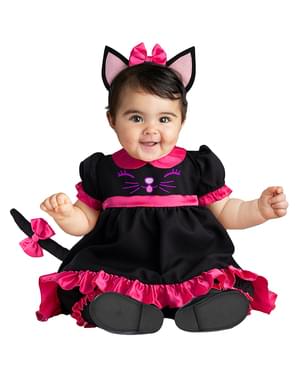 Rubie's Costume Carnevale gatta nera travestimento gattina bambina