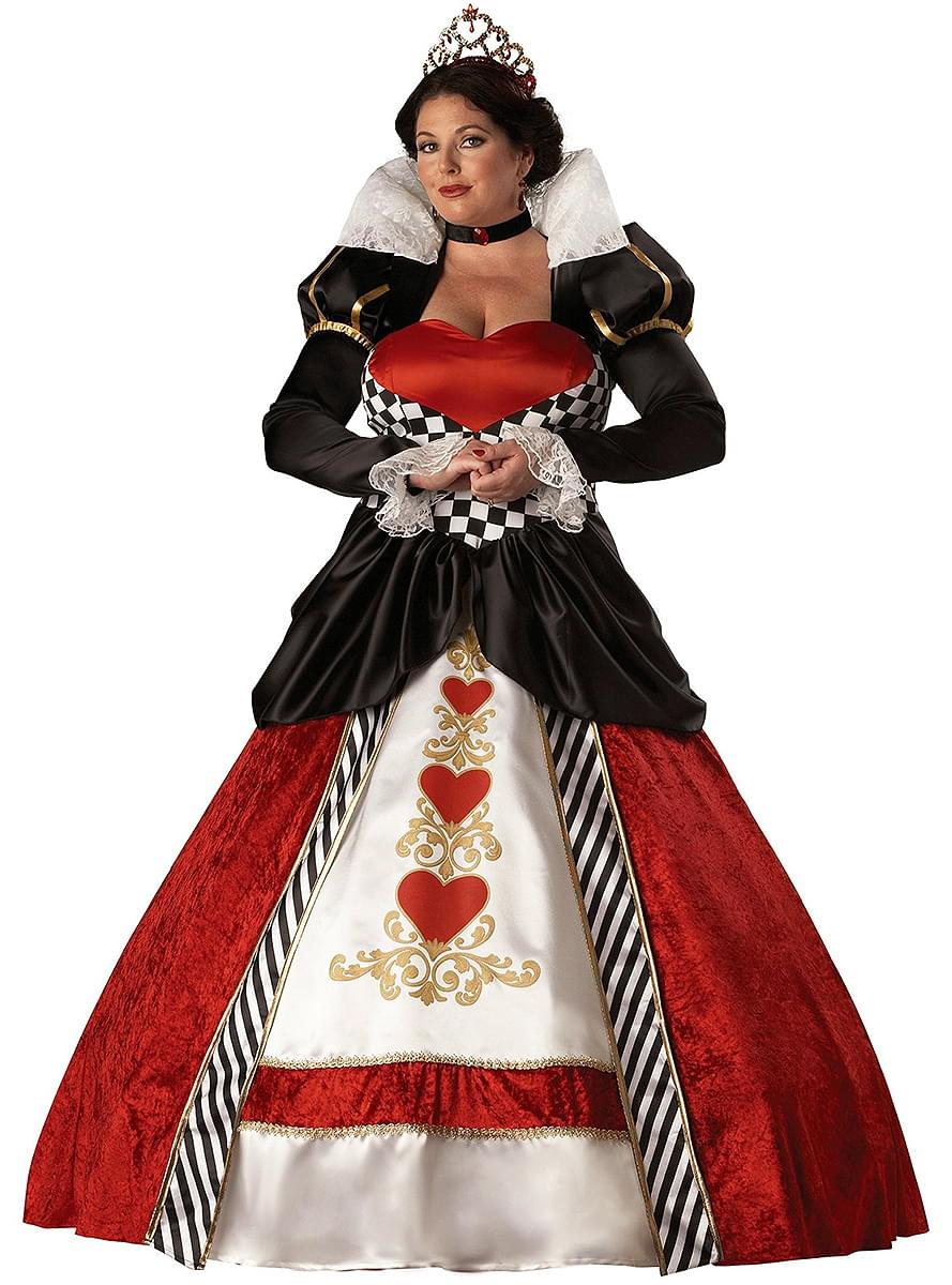 Elegant Queen of Hearts Costume for Women