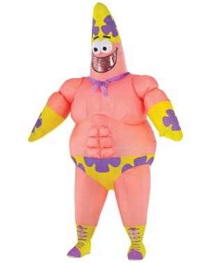 SvampeBob Firkant Patrick oppusteligt kostume til mænd