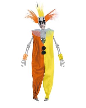 Figura da appendere scheletro di clown