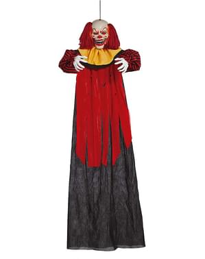 Figura da appendere di clown con suono e luci