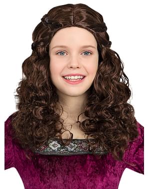 Perruque Princesse médiévale fille