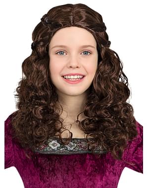 Средновековна перука на принцеса за момичета