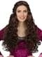 Peluca de princesa medieval para mujer