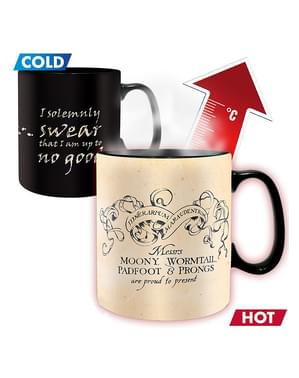 Karte des Rumtreibers Farbwechseltasse - Harry Potter