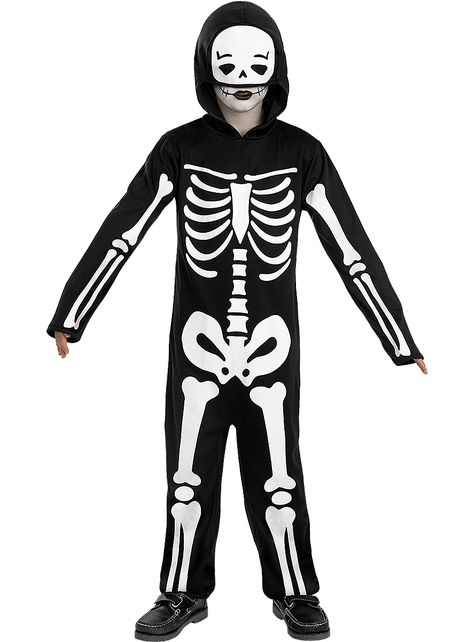 Skelett Kostüm für Jungen