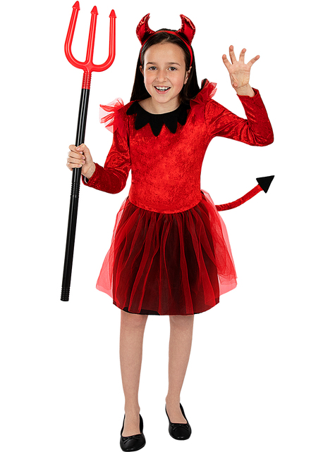 Teufelin Kostüm für Mädchen