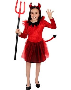 Fato de diabinha para menina