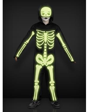 Tunique squelette Casper - Déguisement garçon 5-7ans