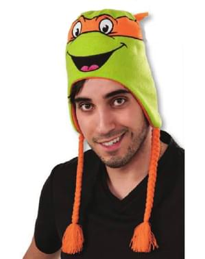 Gorro de Michelangelo Tortugas Ninja con trenzas