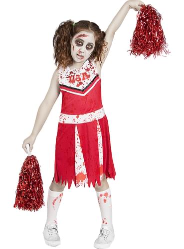 Costume da cheerleader zombie per bambina Funidelia