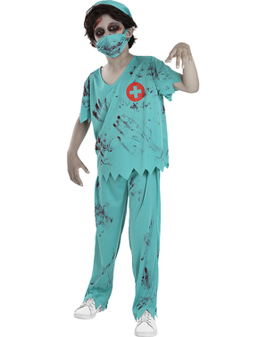 Zombie-Arzt Kostüm für Jungen