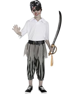 Zombipiraadi kostüüm poistele