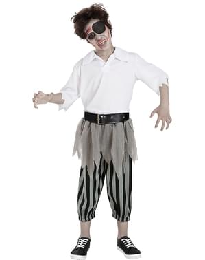 Maskeraddräkt pirat zombie för barn