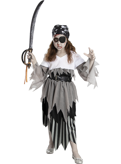 Zombie Pirate Costume for Girls